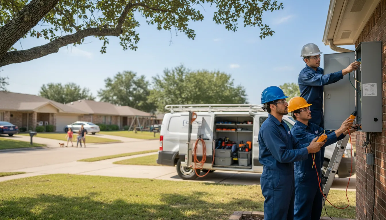 Certified electrician providing emergency electrical services in Osseo, WI